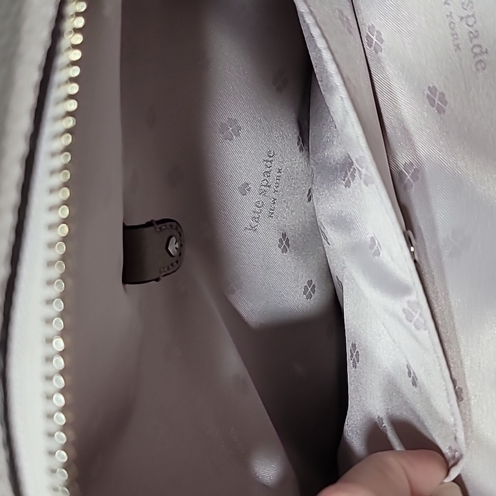 Kate Spade New York Polly Light Grey Backpack Purse Bag ๐ - Picture 15 of 16